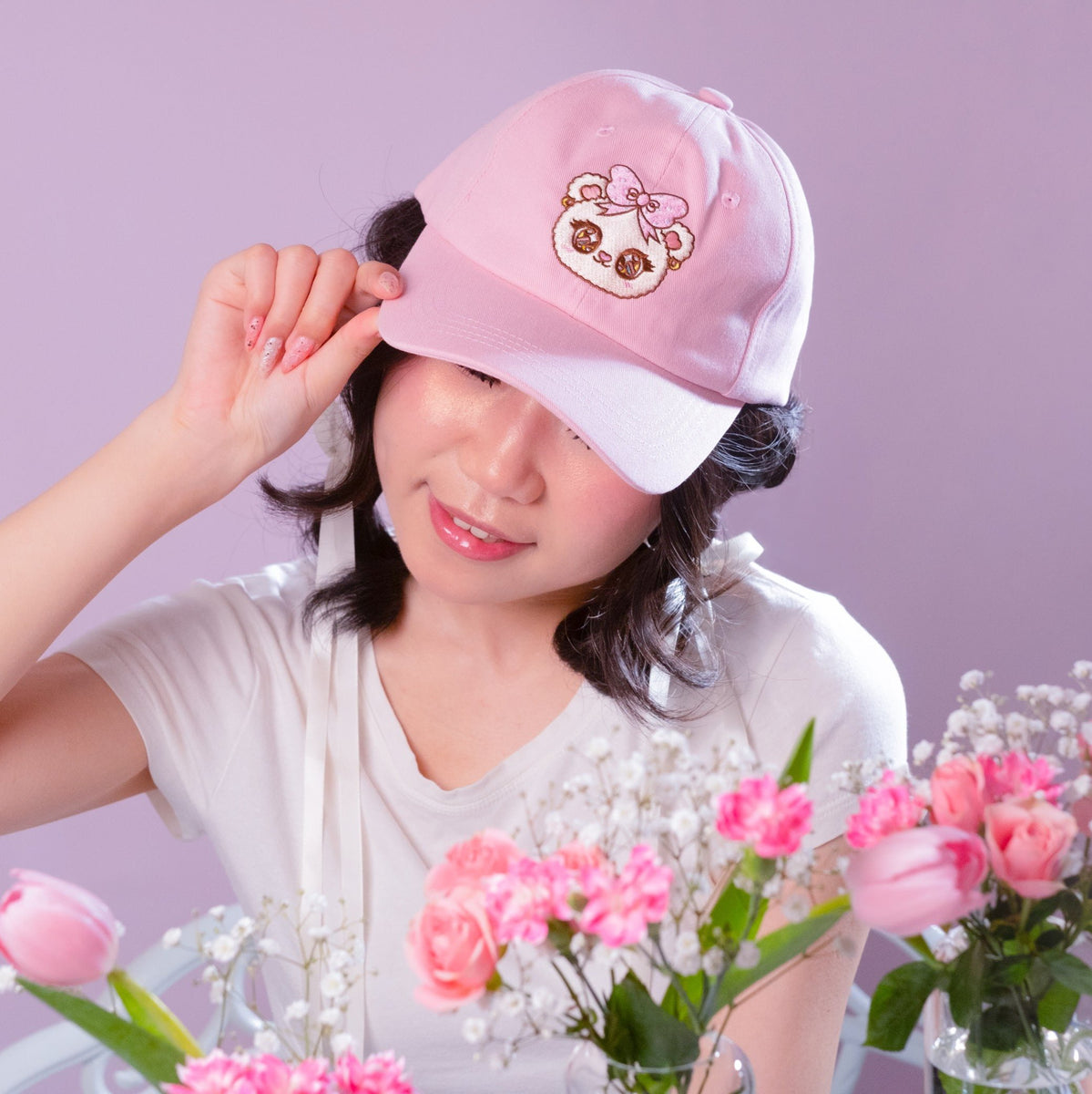 【POPUP限定品】Bibiy B CAP PINK POPUP限定品】Bibiy B CAP PINK POPUP限定品】Bibiy B CAP PINK bibiy