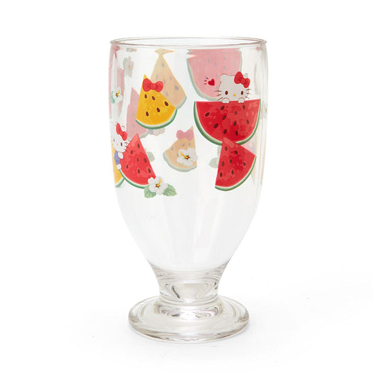 [Hello Kitty] Sanrio Characters Drinking Glass Colorful Fruits