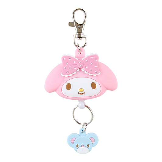 [My Melody] Reel Keychain Sanrio Characters Face shaped
