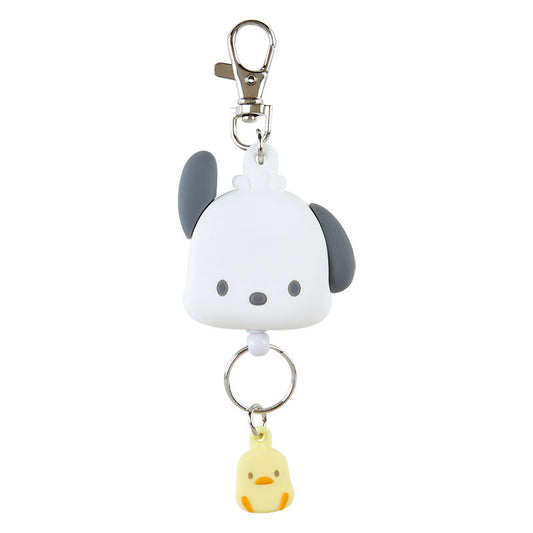 [Pochacco] Reel Keychain Sanrio Characters Face shaped