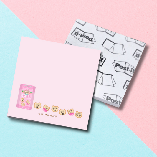 Hello Vivi-Bear Cookies (Style B) Post-it Sticky Notes (50 sheets)