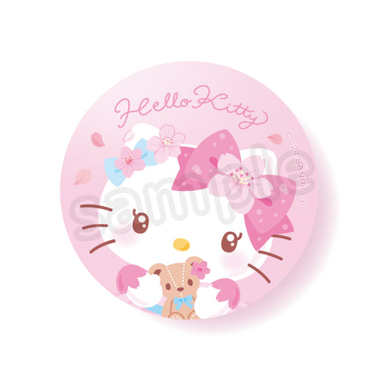 Hello Kitty Sparkling Cherry Blossom Can Badge