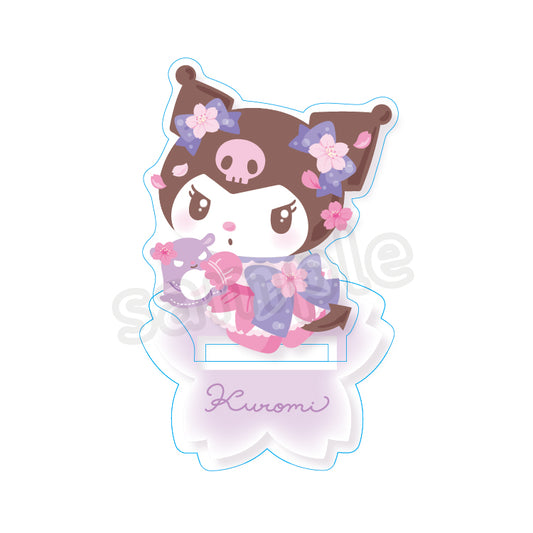 Kuromi Sparkling Cherry Blossom Acrylic Stand