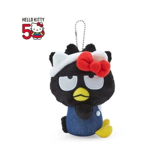 Badtz Maru - Hello Kitty 50th Anniversary Plush Keychain "HELLO EVERYONE!"
