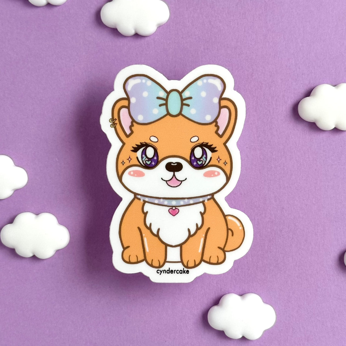 Sweetie Shiba Sticker (Standard Design) – Cyndercake