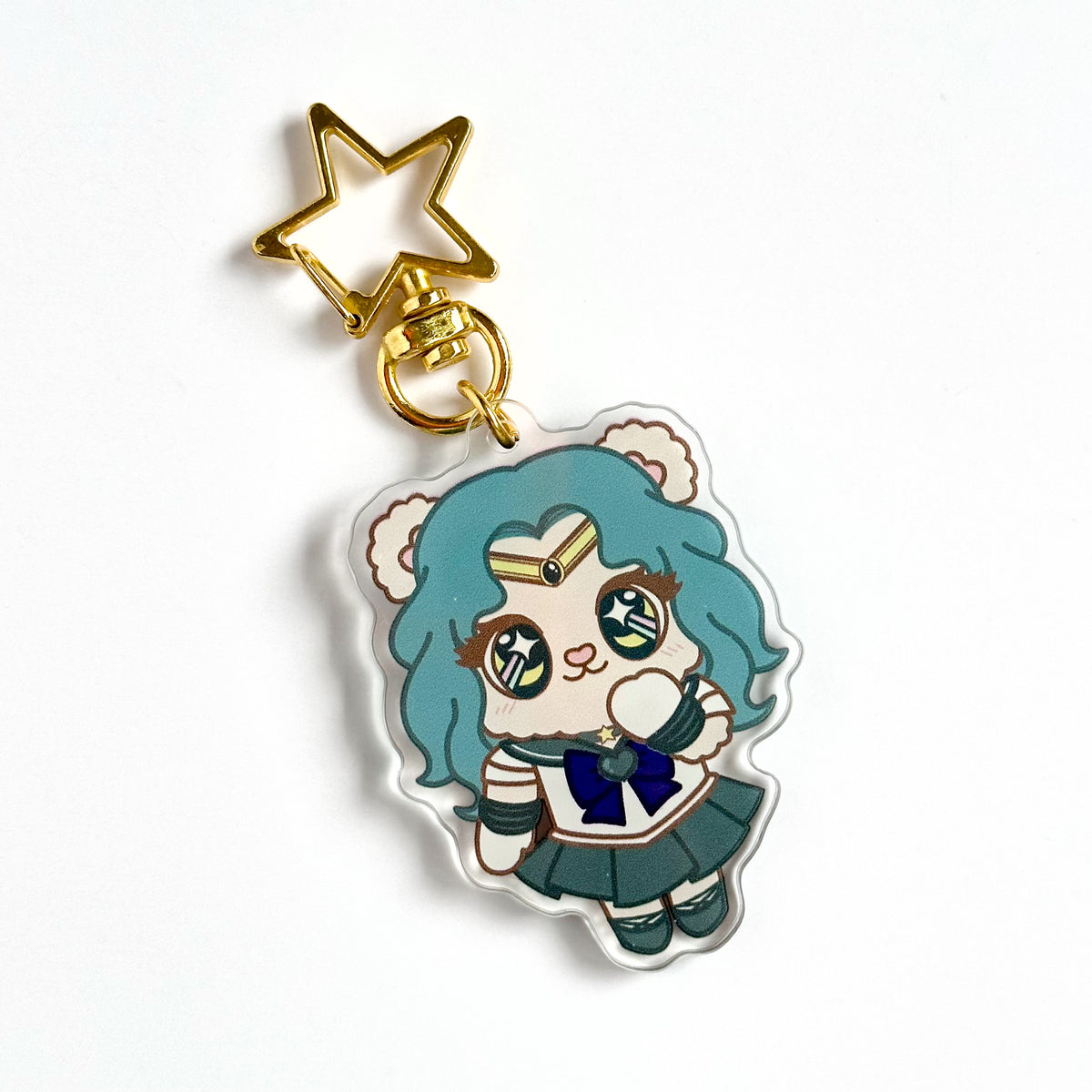 Keychain - Sailor Neptune Vivi-Bear – Cyndercake