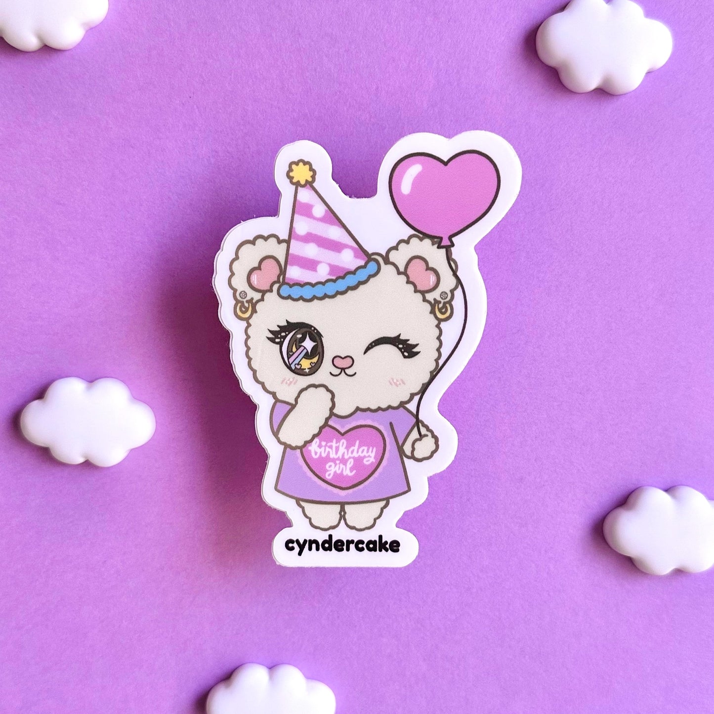 Sticker - Birthday Girl Vivi-Bear