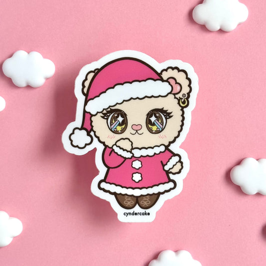 Vivi-Bear Santa Clause Holiday Sticker