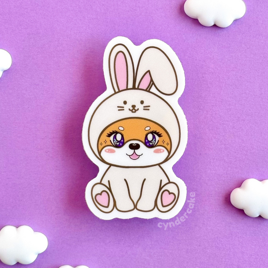 Sticker - Cute Bunny Sweetie Shiba