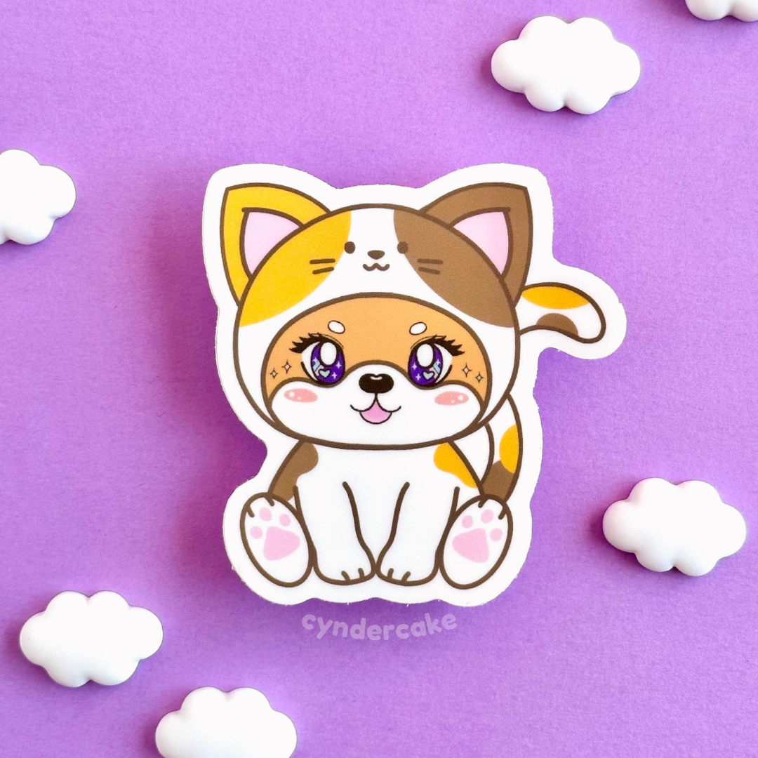 Sticker - Cute Kitty Sweetie Shiba