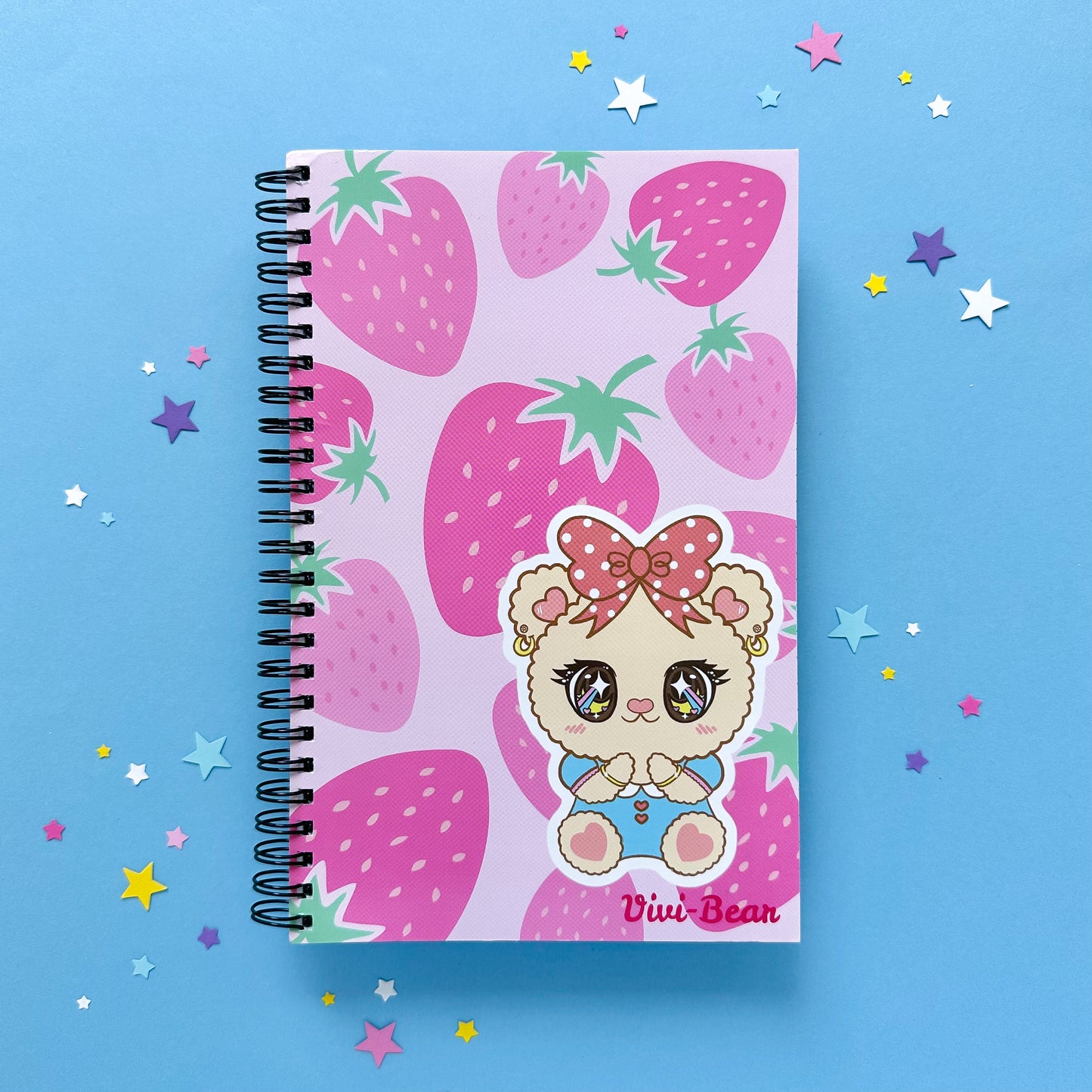 Vivi-Bear Strawberry Notebook