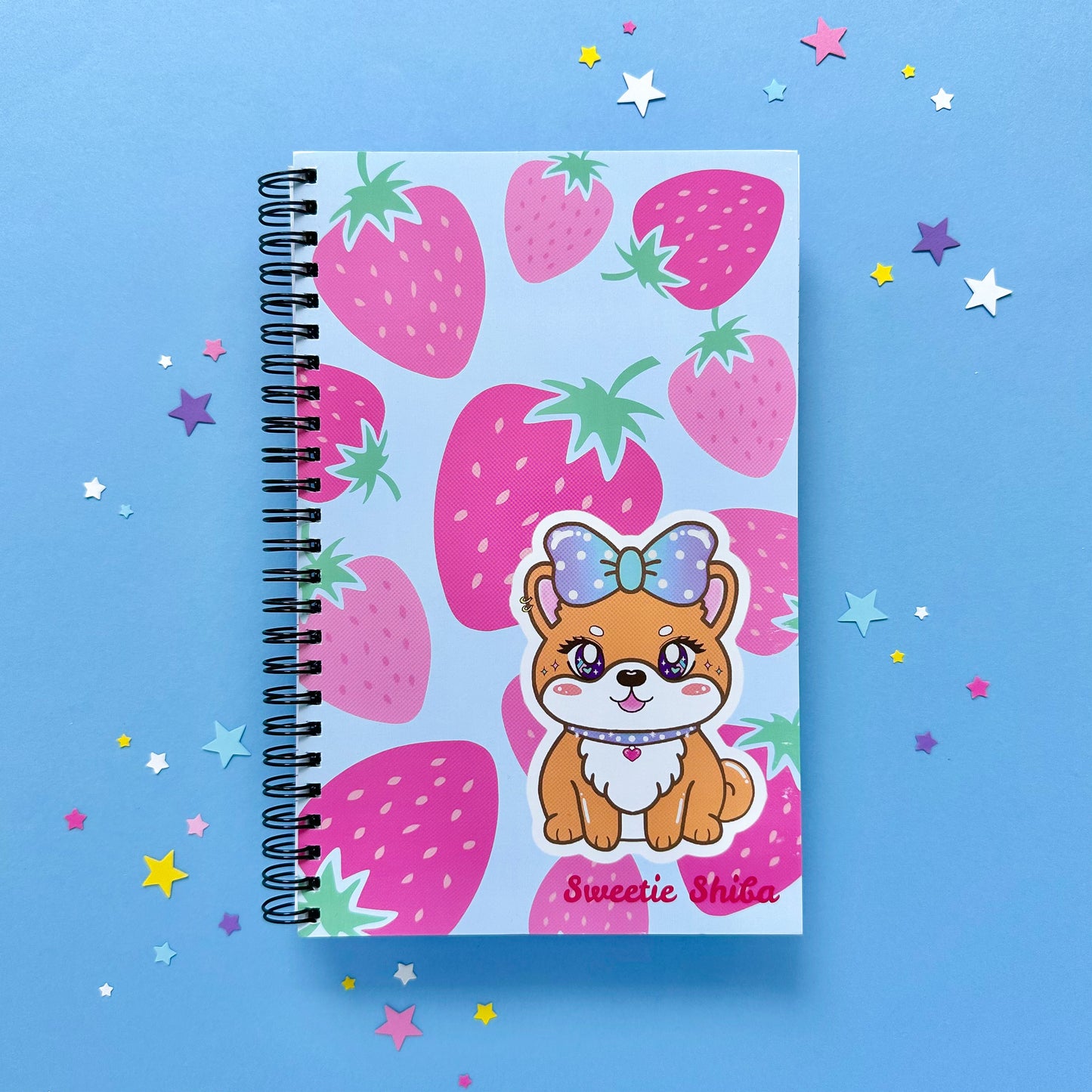Sweetie Shiba Strawberry Notebook