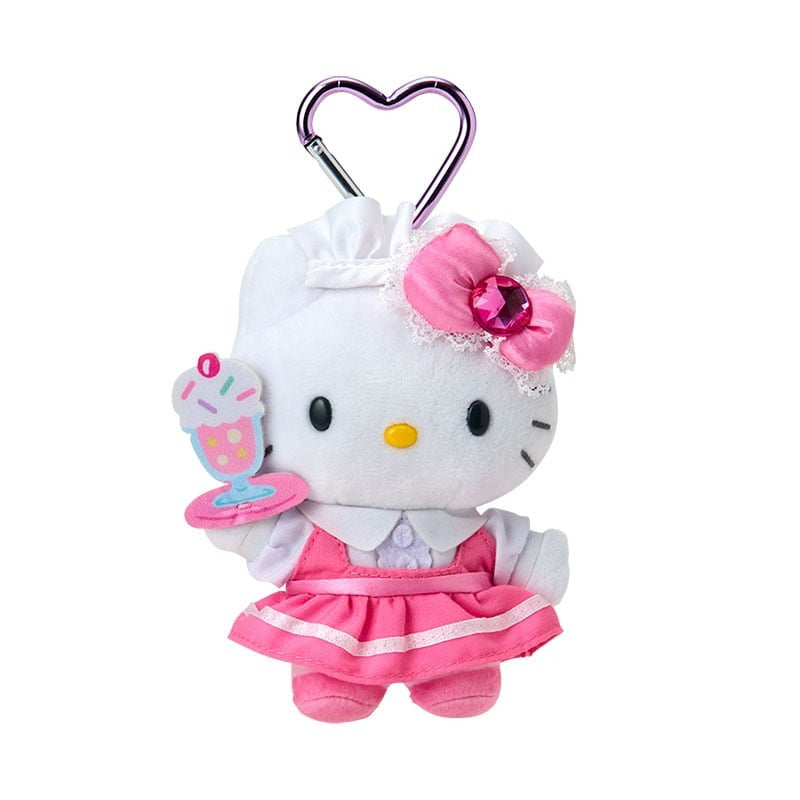 Lovely FRILL: Hello Kitty Maid Pink Ver. Plush Mascot Keychain Lovely FRILL: Hello Kitty Maid Pink Ver. Plush Mascot Keychain