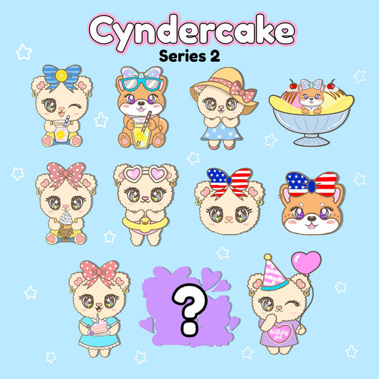 Cyndercake Acrylic Pins Series 2
